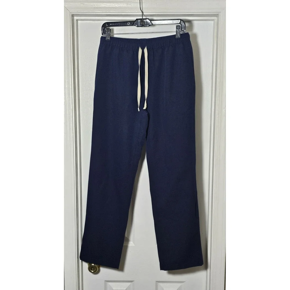 Figs Scrub Pants Mens Small Navy Drawstring Pisco Basic Medical
